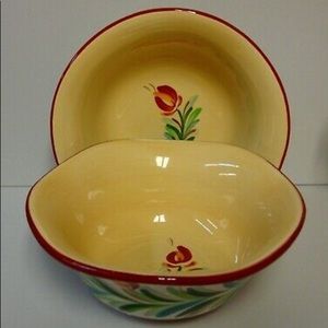 SL@H Set of 2 Siena GARLAND Cereal Bowls EUC